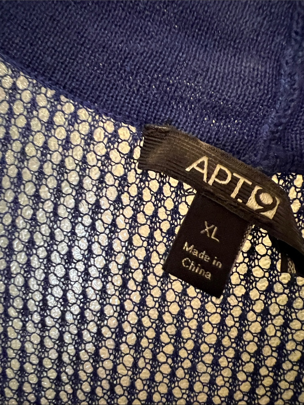 Apt. 9 Navy and White Open-Front Lightweight Cardigans (2-Pack) - Picture 4 of 7